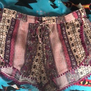 colorful sway shorts